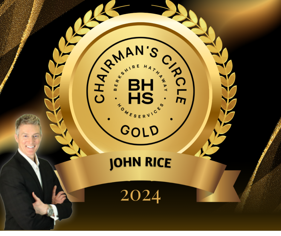 John Rice Receives the Chairman’s Circle Award GOLD and Top 3 Agents for 4th Quarter for 2024